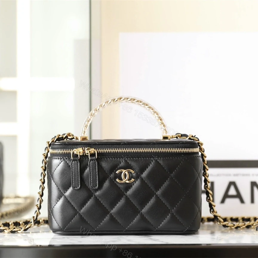 高仿Chanel*24S系列AS3765手柄盒子包黑色色免檢版 — view 1
