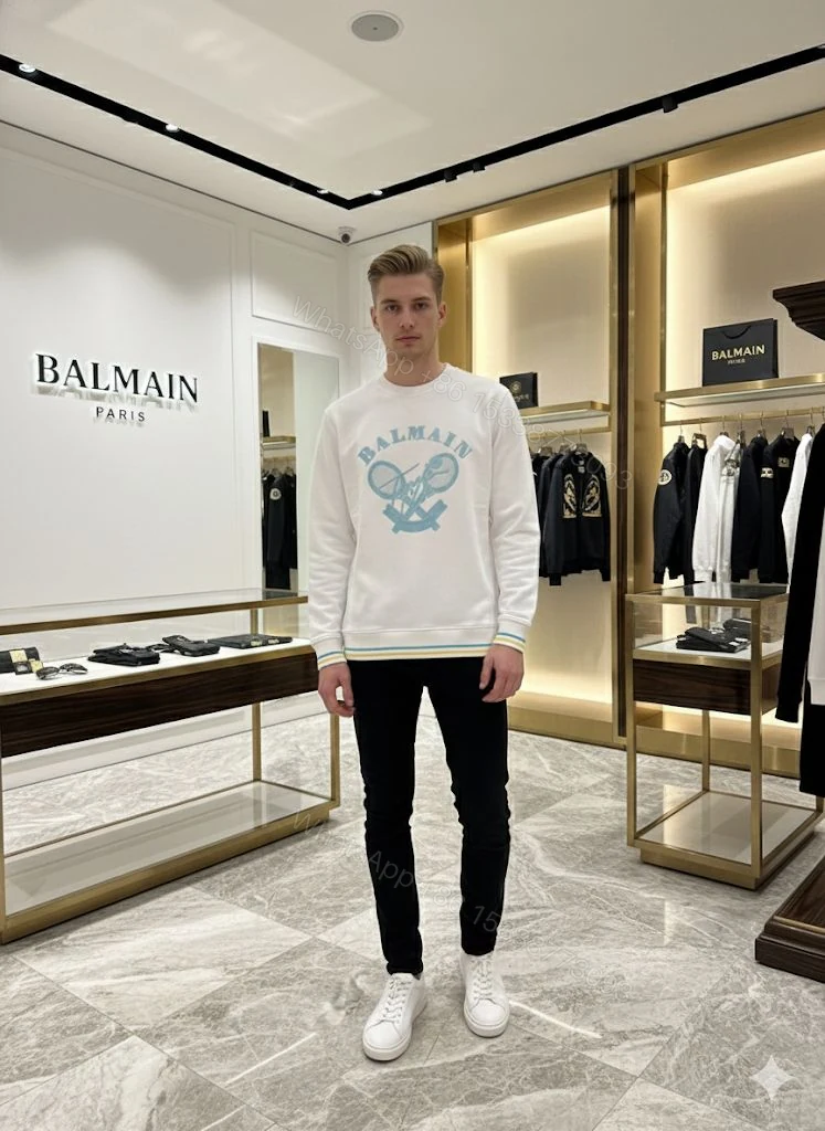 View 3 of FIRST COPY BALMAIN PARIS PREMIUM QUALITY SWEATSHIRT