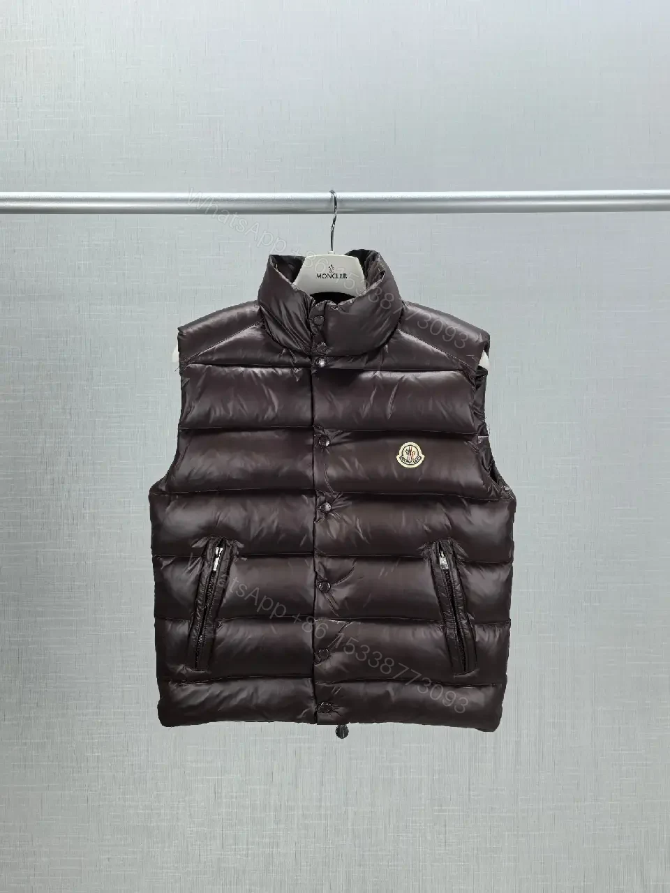 Lux Puffer Vest: Signature Quilt, Modern Warmth, Slim Fit — view 1