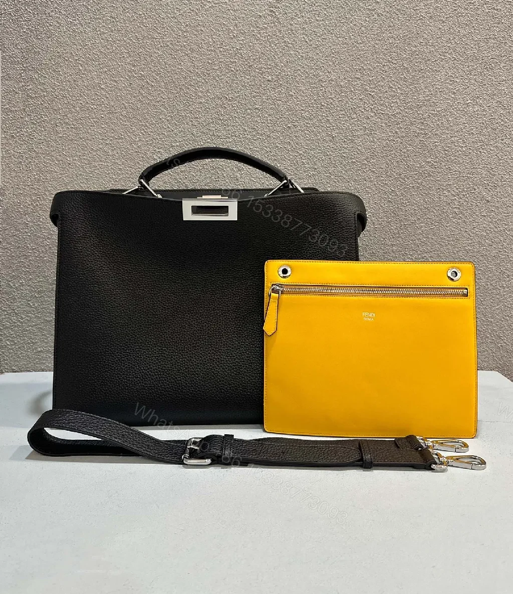 View 9 of Lux Leather Handbag + Monogram Cardholder Duo: Everyday Luxury