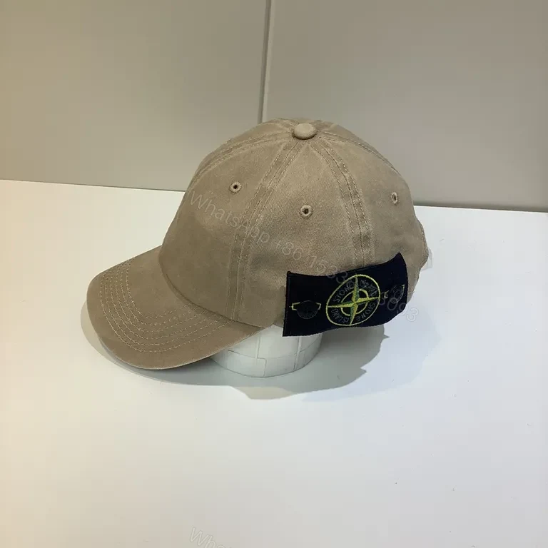 View 3 of Casual Chroma Coral Cap with Stone Island Patch Cap