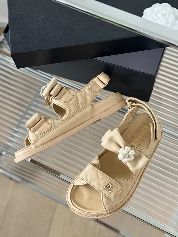 View 2 of Chic Embellished Sandals - Flower Bow Detail for Kids