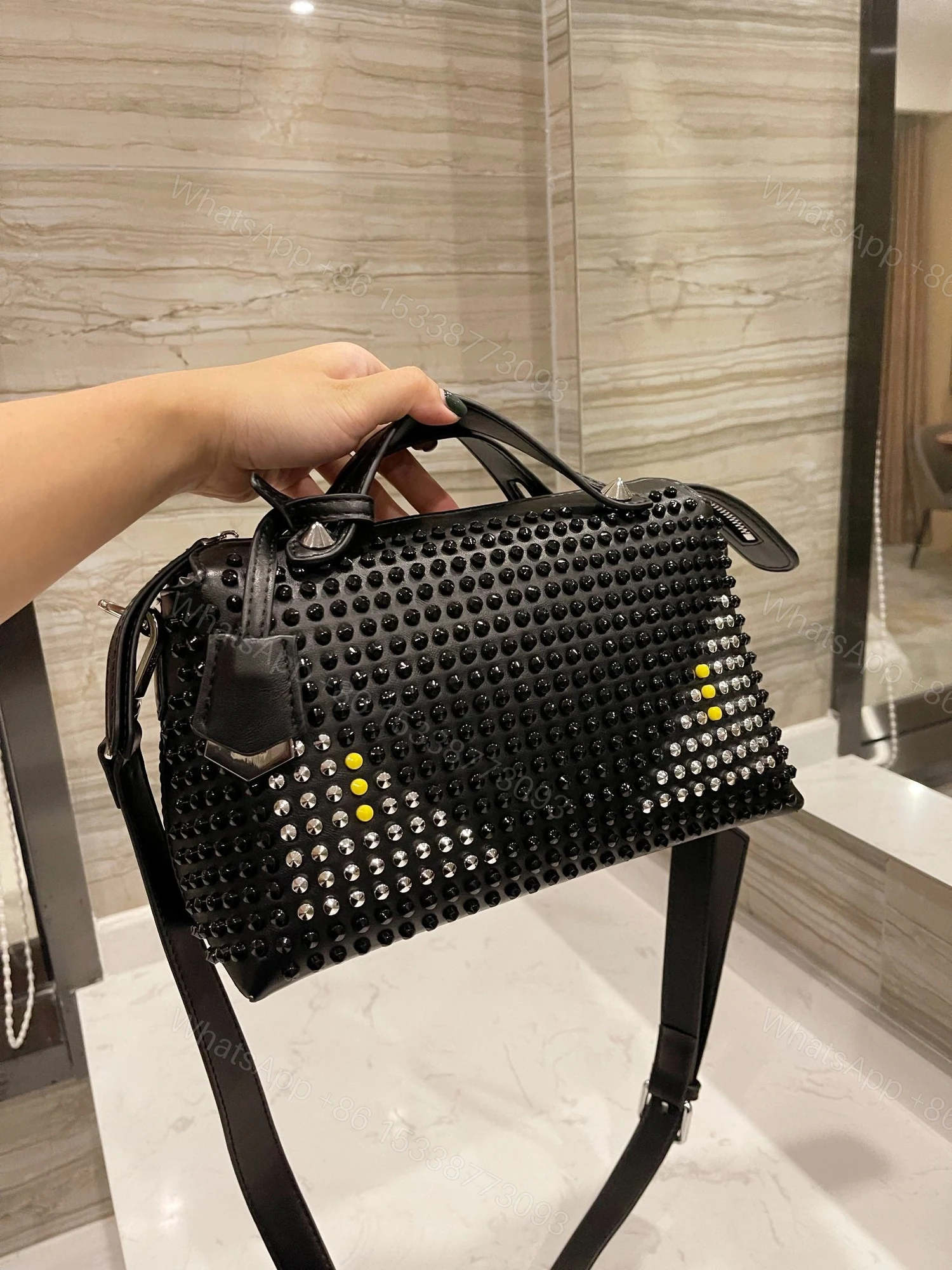 View 7 of Fendi Boston Tote Bag