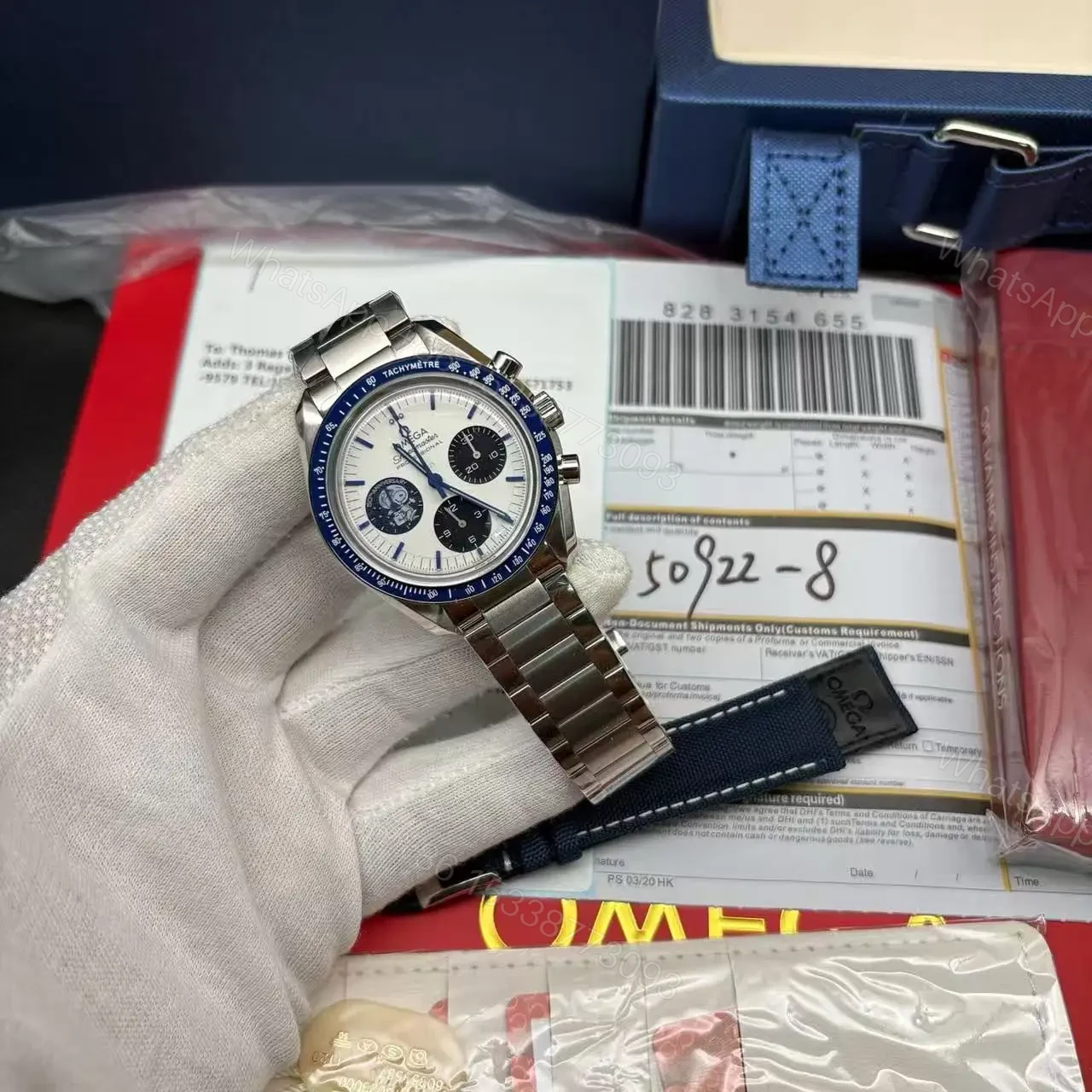 View 3 of Super Clone Omega Speedmaster Snoopy Replica