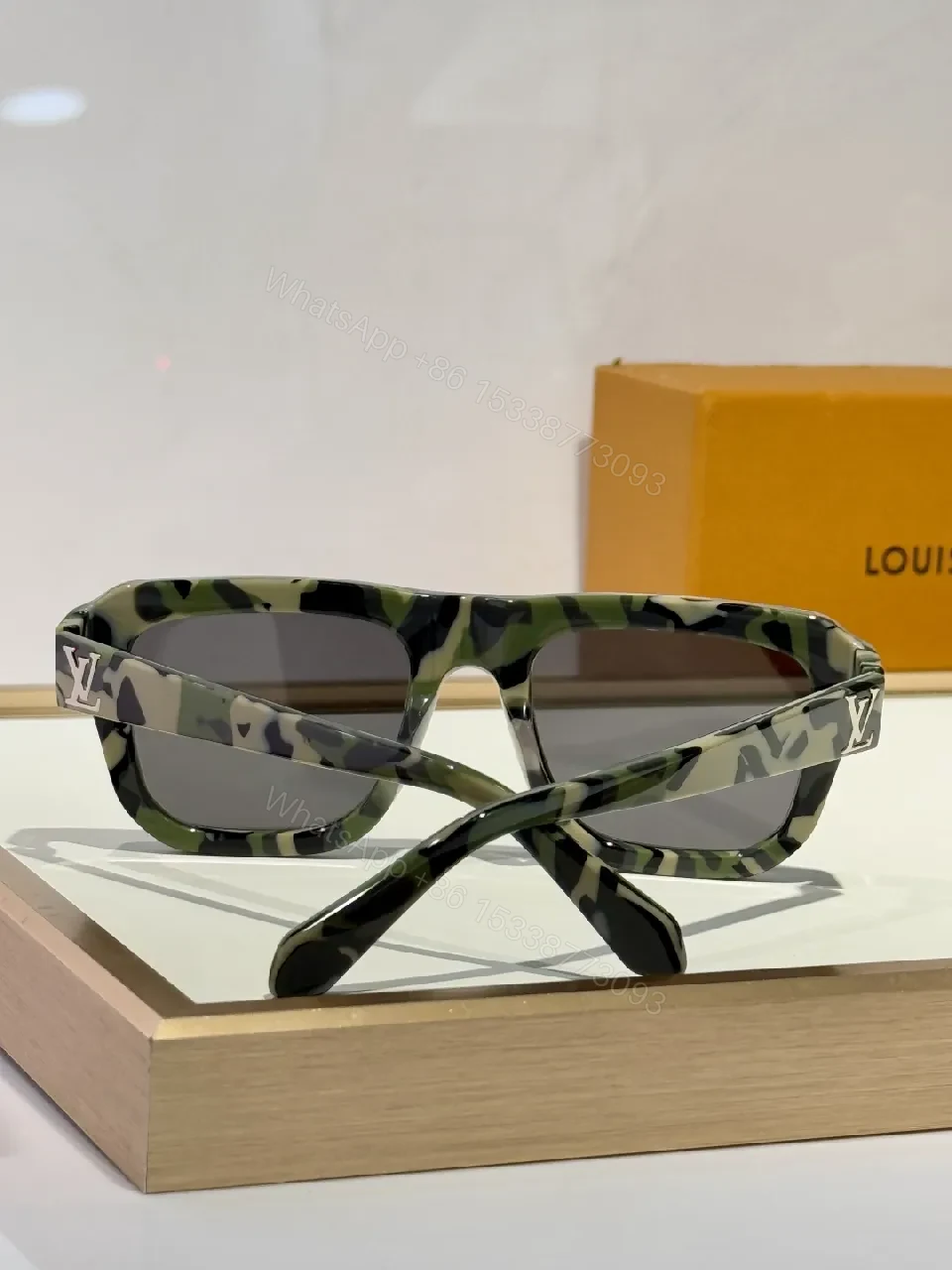 View 9 of Bold Acetate Sunglasses Square Luxe UV400 Polarized