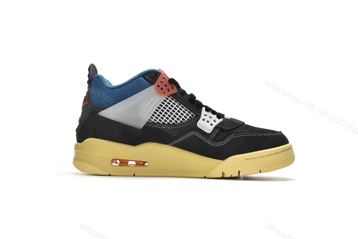 View 3 of Union LA x Air Jordan 4 Retro SP Off Noir Black DC9533-001 (Top Quality)