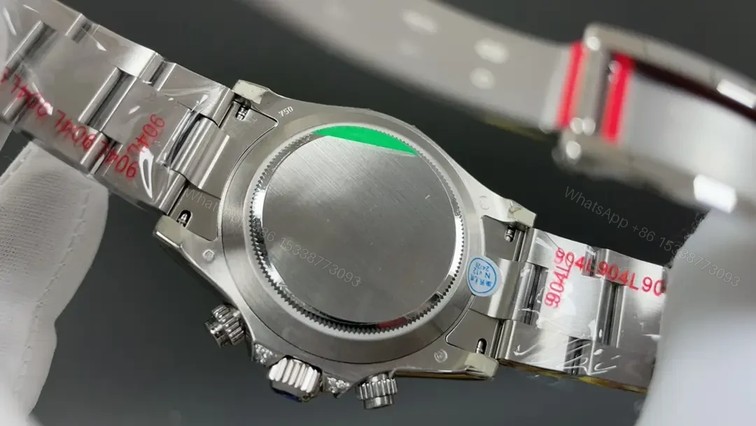 View 6 of Rolex Daytona Rainbow White Gold replica 40MM Oyster Bracelet Edition RG-DAYTONA-RAINBOW-WG-OYSTER-40