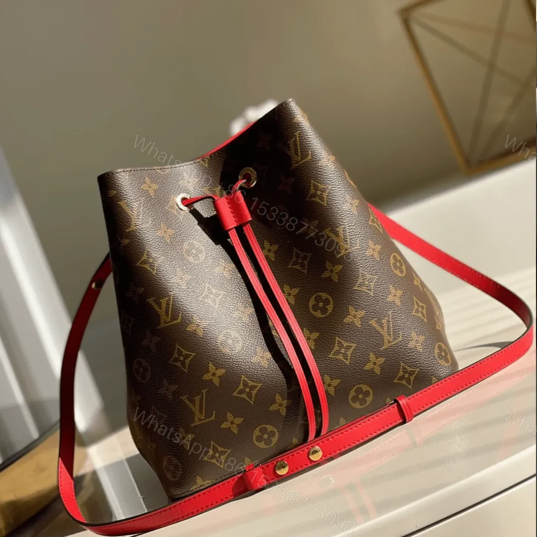 Louis Vuitton LV NeoNoe Handle Red Handbags Monogram 26x22x27cm — view 1