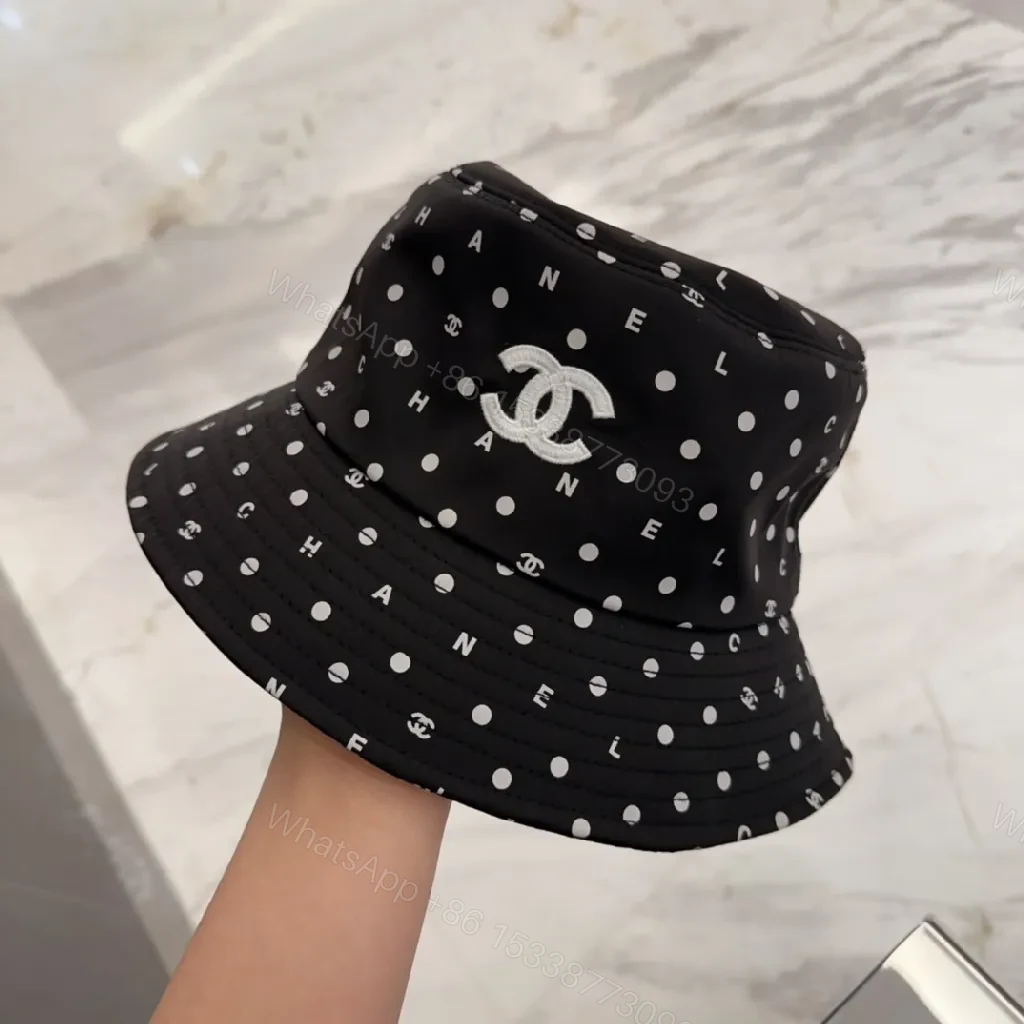 View 8 of Polished Denim-Ready Chanel-Patterned Bucket Hat