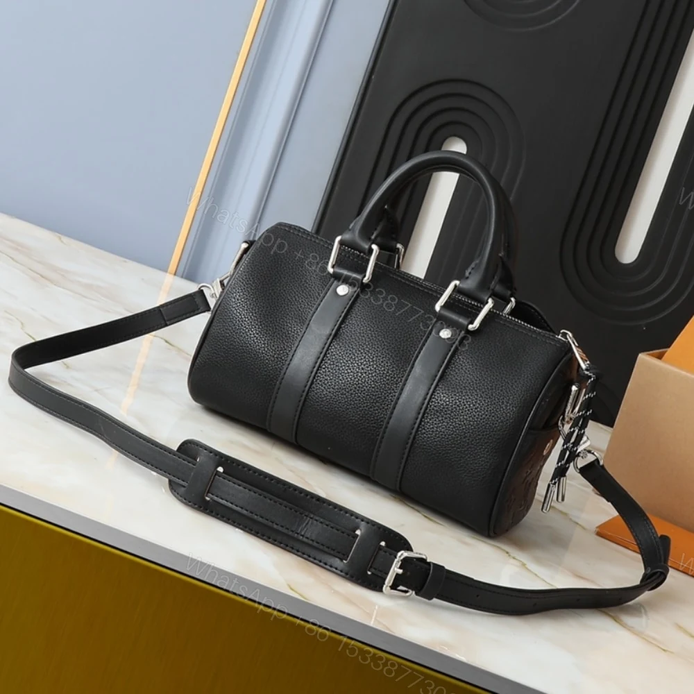 View 4 of Louis Vuitton Keepall Bandoulière 25 Bag Black 25Cm