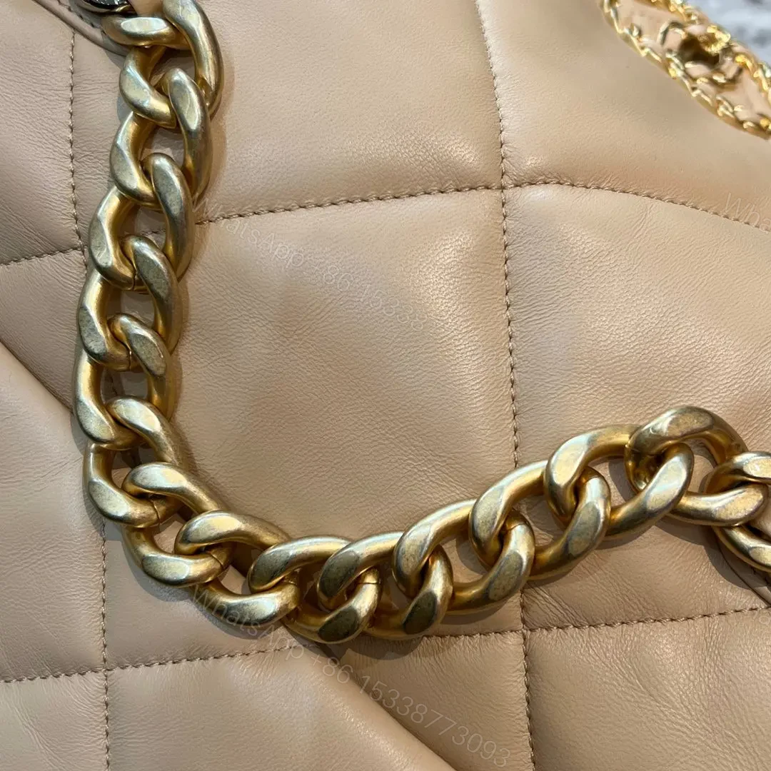 View 4 of Chanel 19 Bag Small Beige