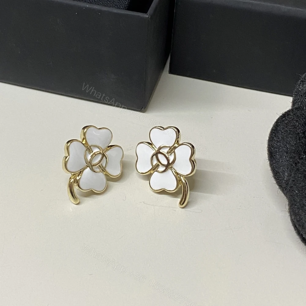 View 3 of Chanel Stud Earrings In Gold Metal With Resin Hardware Abf317 B19851 Nafgv
