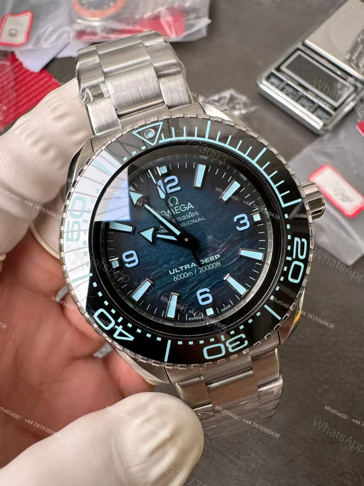 View 4 of Omega Super Clone Seamaster Planet Ocean 6000M 45.5mm 215.30.46.21.03.002