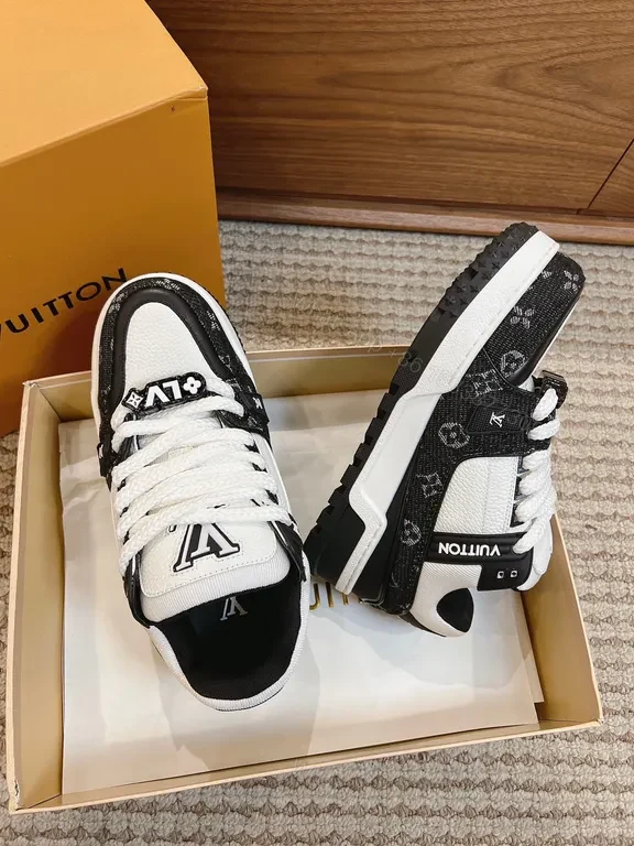 View 5 of Bold Monogram Sneaker: Modern LV-Inspired Comfort Shoes