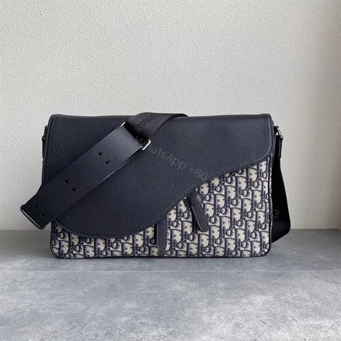 View 6 of BEIGE AND BLACK DIOR OBLIQUE JACQUARD AND BLACK GRAINED CALFSKIN