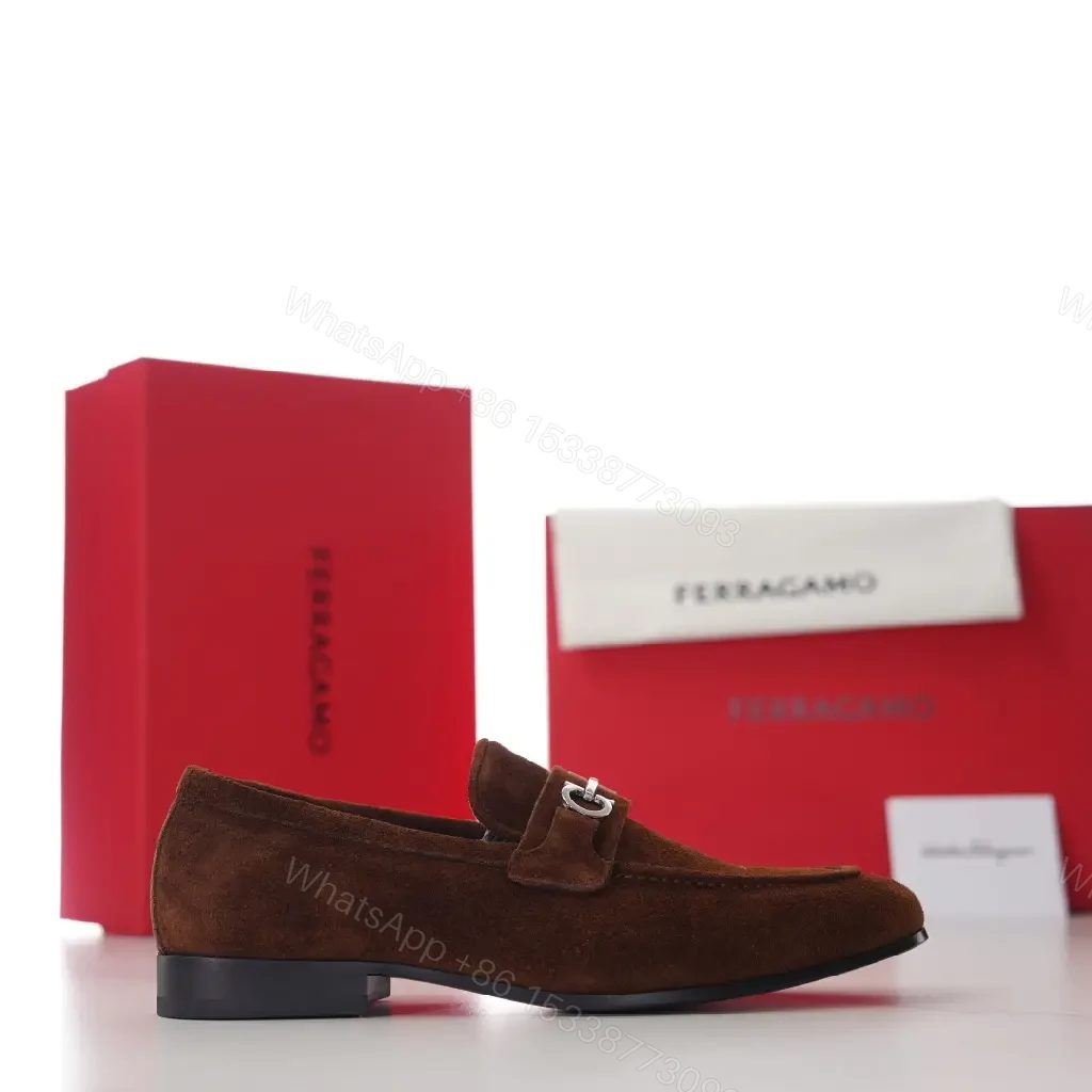 View 6 of Chocolate Suede Loafers + Horsebit + Sleek Modern + All-Day Comfort + Loafers