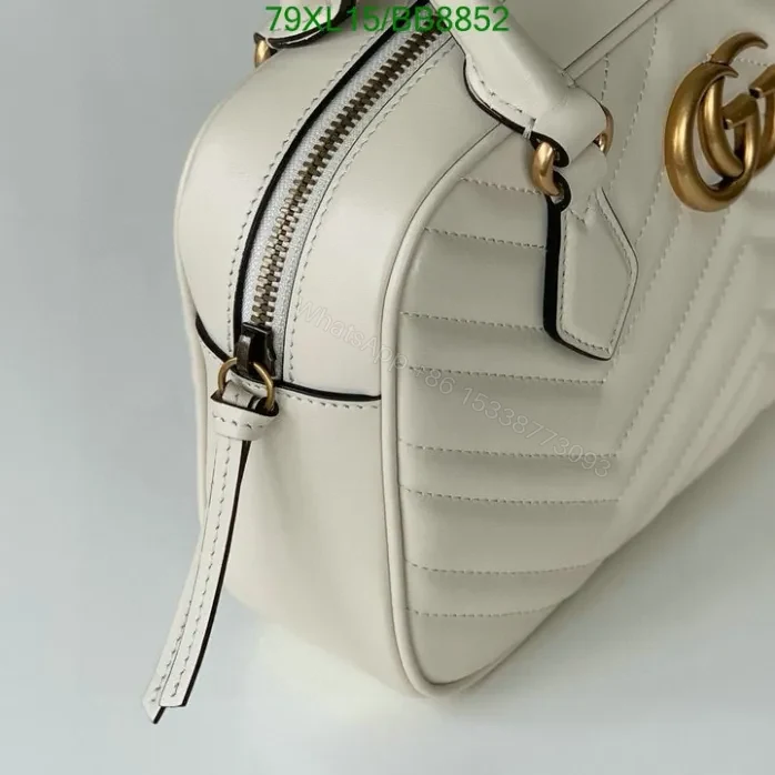 View 12 of Gucci Knock off Marmont Mini Black Leather Bag
