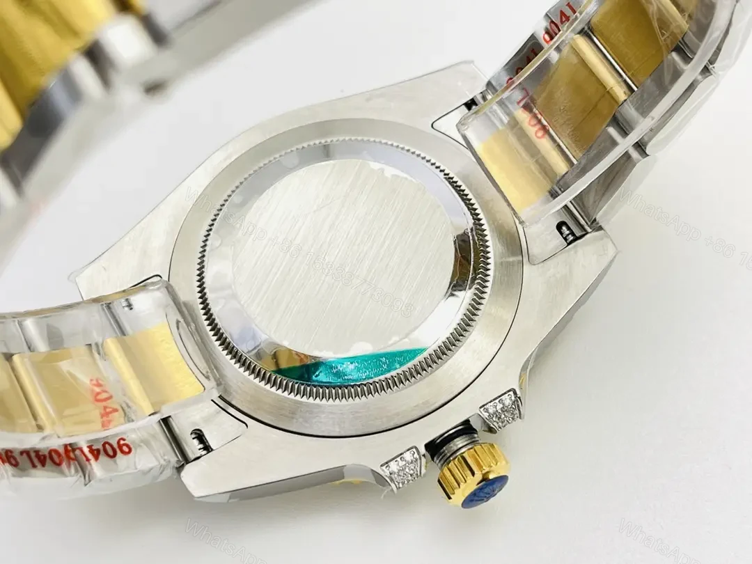 View 6 of Rolex Submariner Two Tone Paved Diamond Oyster Bracelet Case 40mm RLX-SUB-TT-PAV-DIA40-OYS