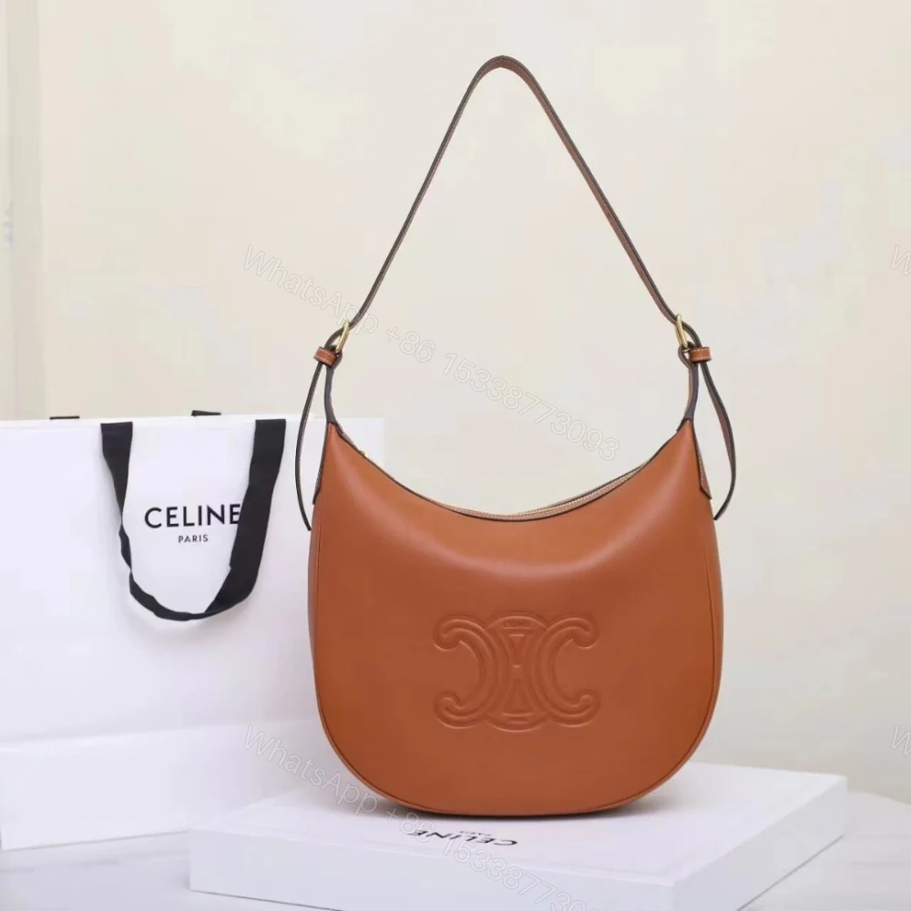 高仿Celine*Heloise系列腋下包114713棕色免檢版 — view 1