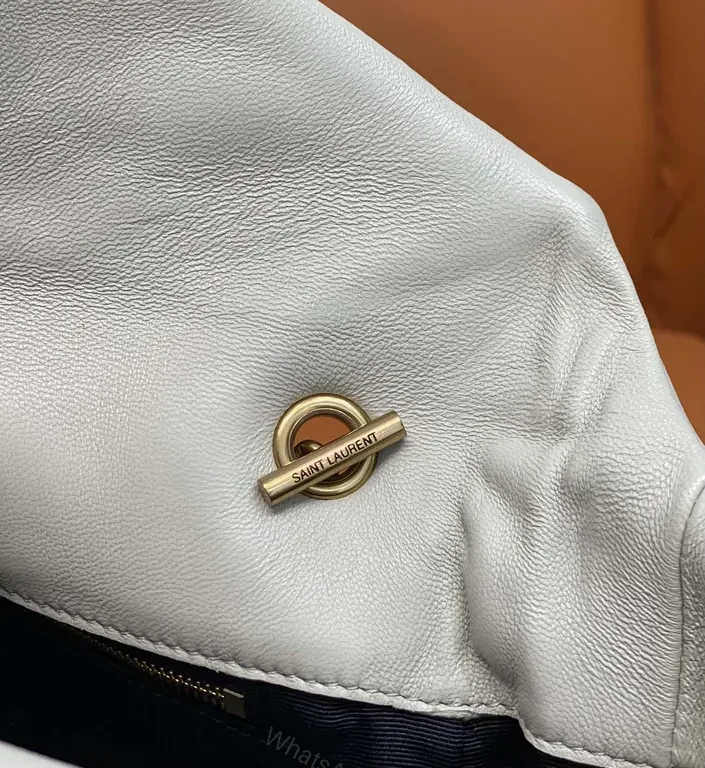 View 4 of Quilted Cream Envelope Bag â€” YSL-Inspired Luxury, Crossbody