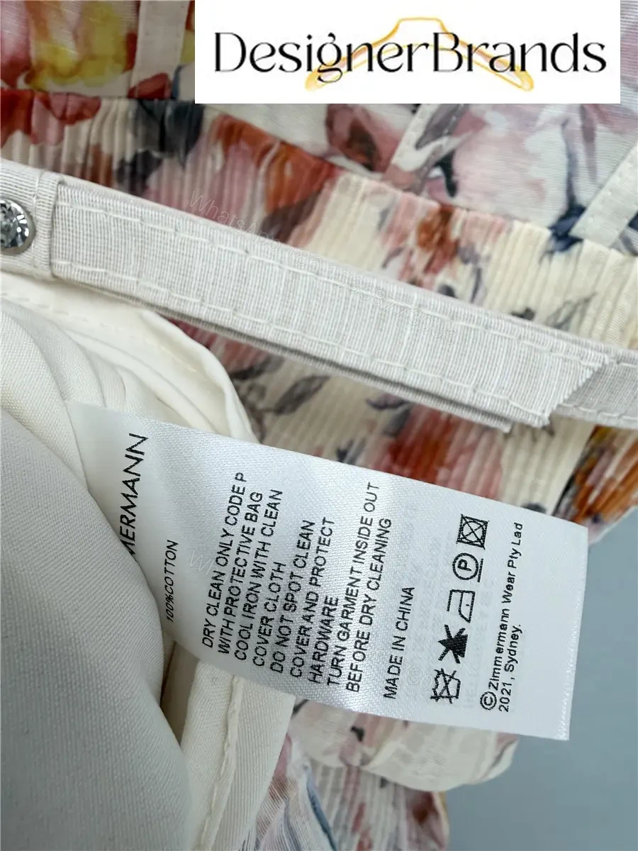 View 7 of Zimmermann Vintage Floral Print Strappy Dress