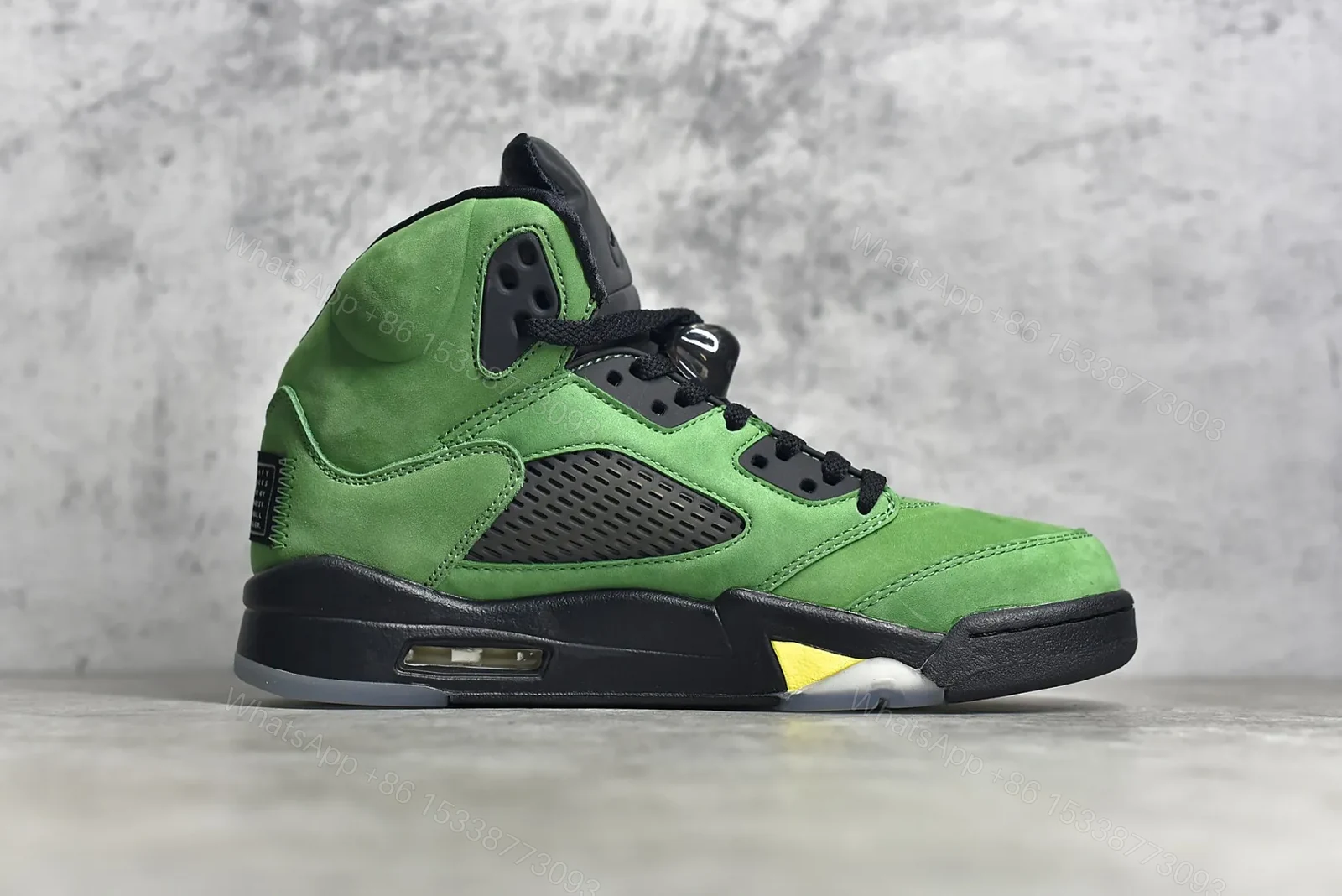 View 3 of AIR JORDAN 5 APPLE GREEN Reps