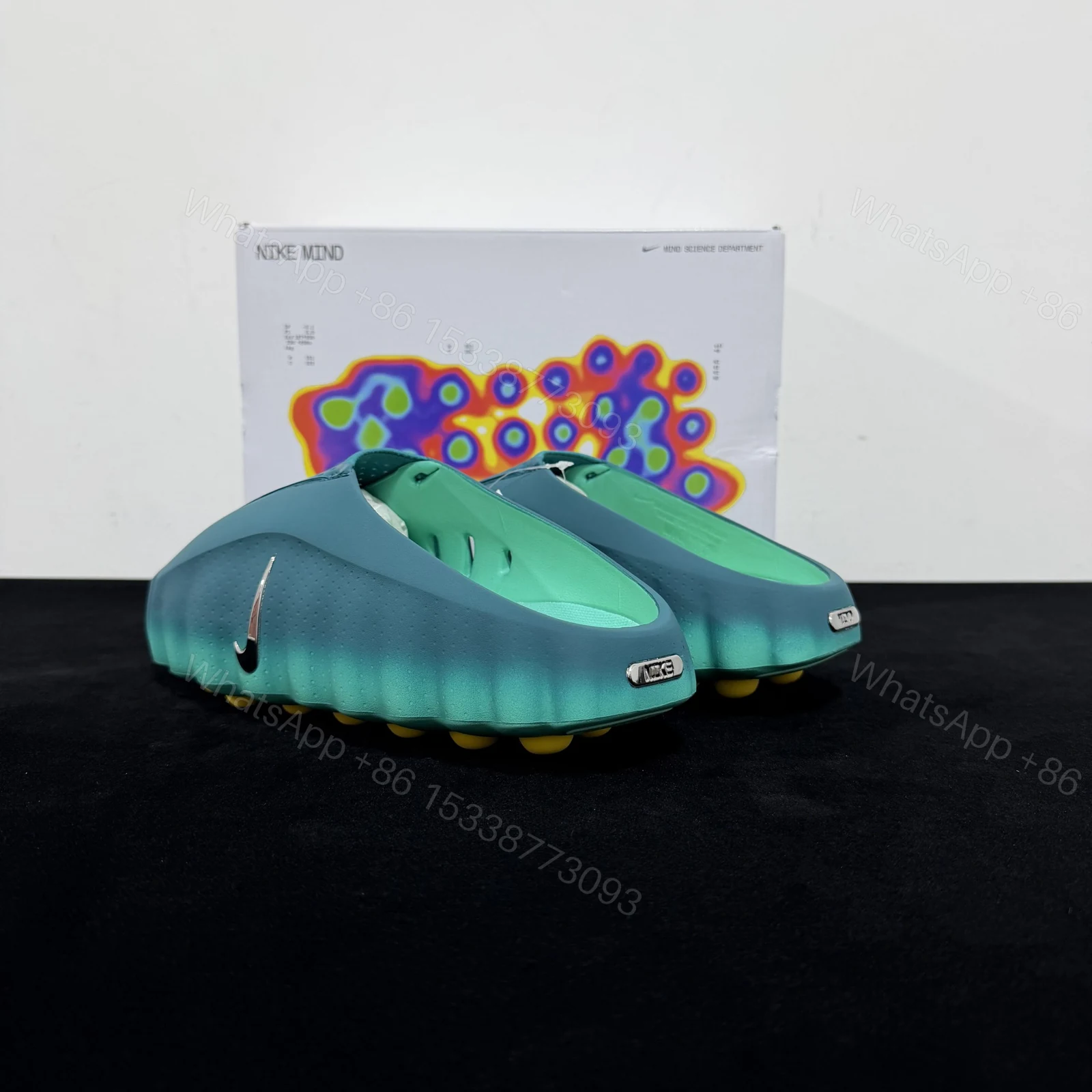 View 6 of Mind 001 Slide Geode Teal Light Menta