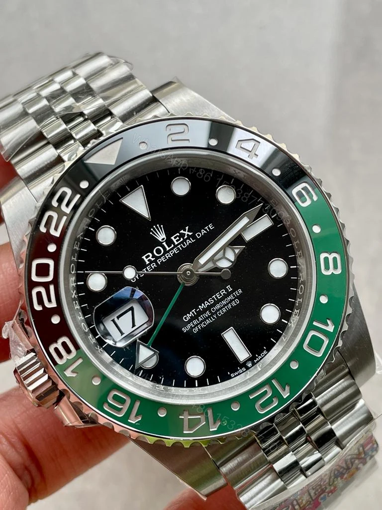 View 3 of Clean Rolex GMT-Master II 126720VTNR SPRITE 904L SS Black Dial VR3186