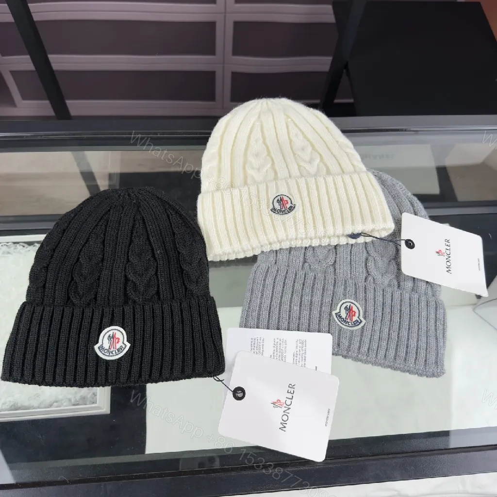 Premium Knit Beanie: Cable Knit, Logo Detail, Luxurious Warmth — view 1