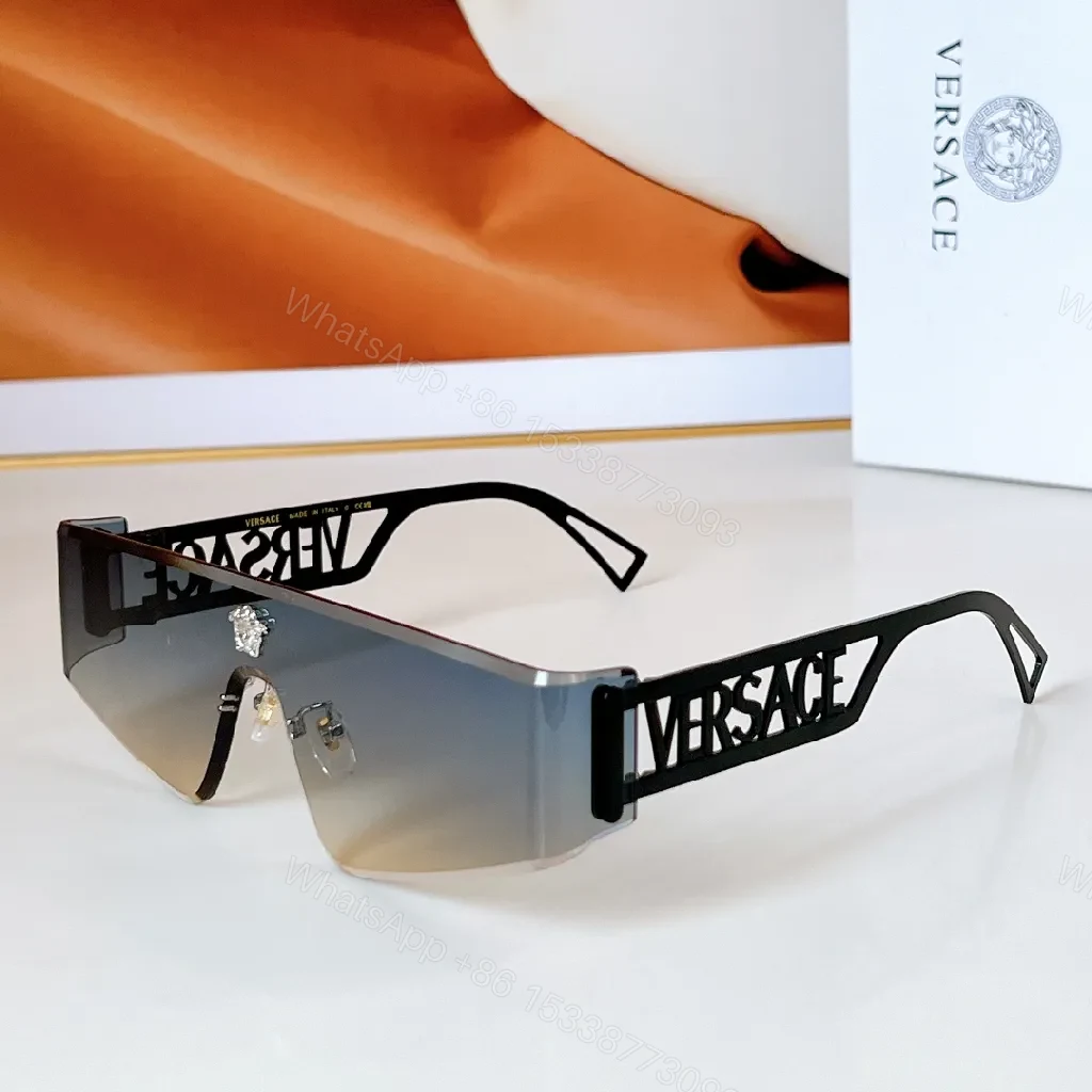 View 3 of Rose-Gold Oversized Sunglasses with Luxe Accents