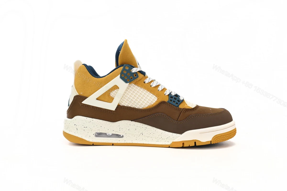 View 5 of Air Jordan 4 "Cacao Wow" Brown White FB2214-200