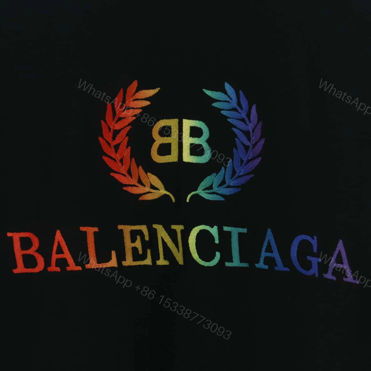 View 3 of BALENCIAGA RAINBOW SHORT SLEEVE T SHIRT