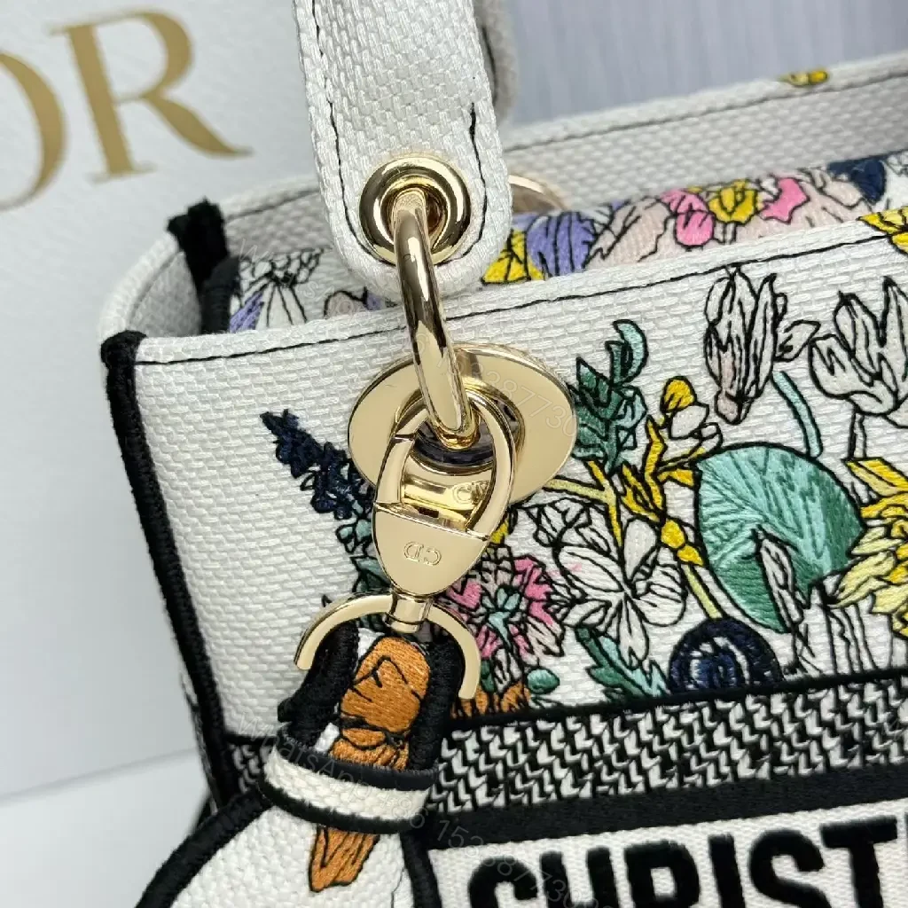 View 5 of Floral Satchel: Bold Botanical Print, Logo Band, Luxe Key Feature