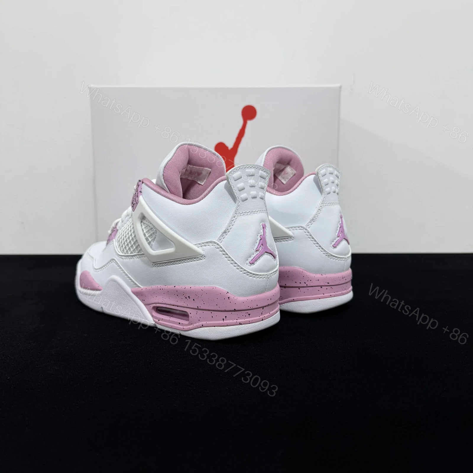 View 5 of Air Jordan 4 Pink Oreo Replica