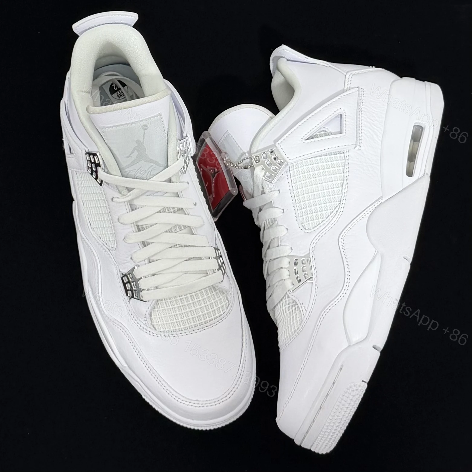 View 8 of Air Jordan 4 Retro “Pure Money” Reps