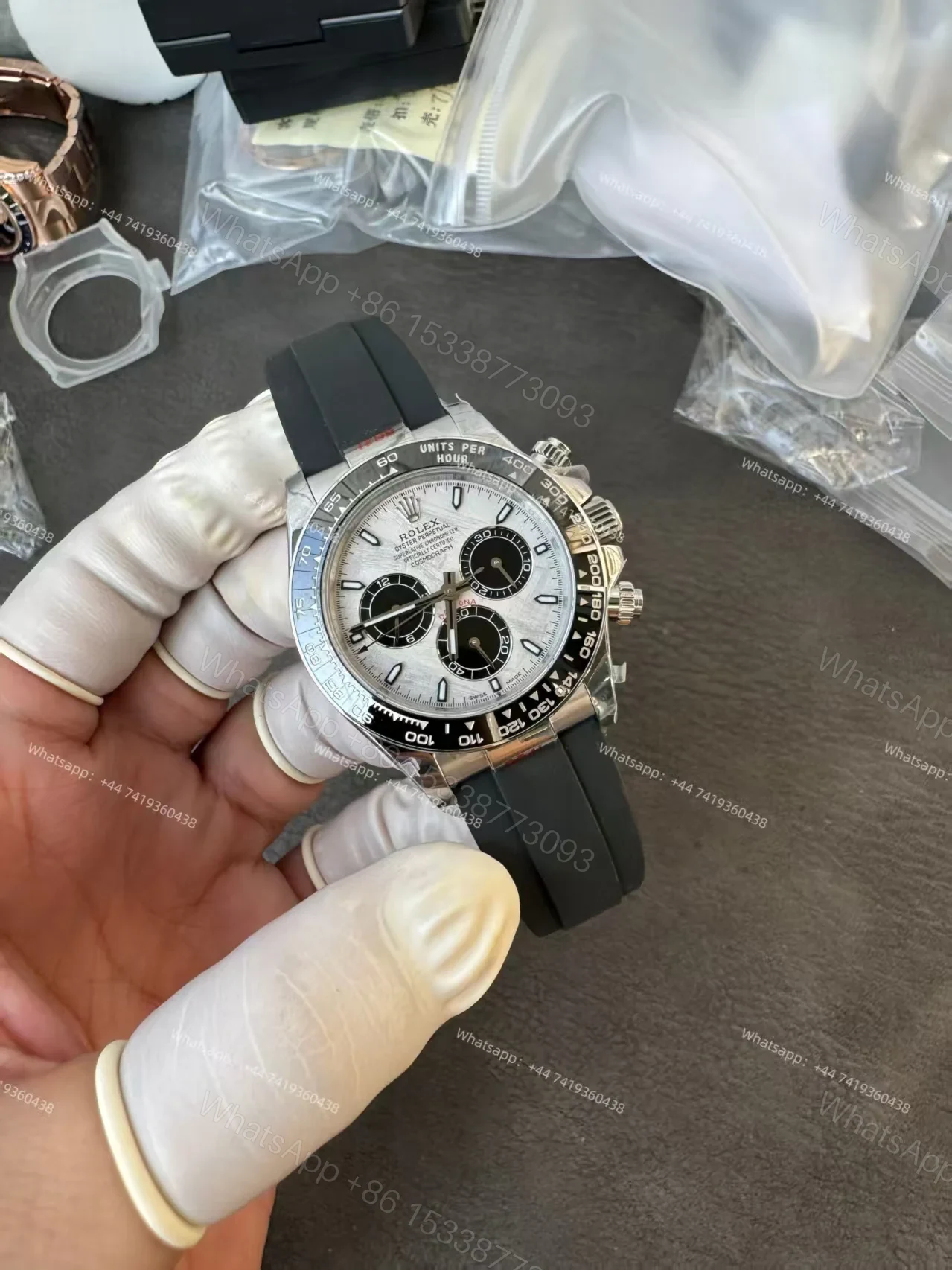 View 3 of Rolex Super Clone Daytona M126519LN-0007 Meteorite Dial 4131 Movement