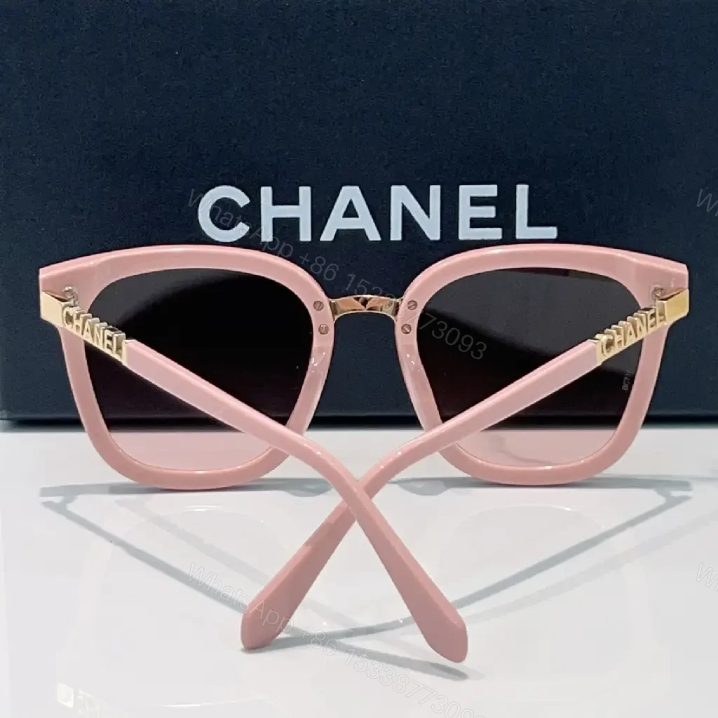View 5 of Grayscale Sunglasses: Cat-Eye Square, Gold Bridge, Gradient Lenses