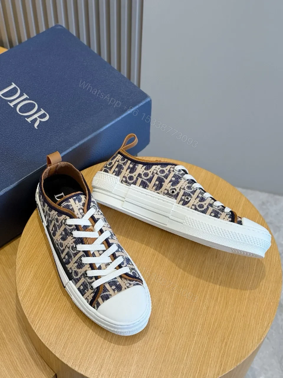 View 8 of Patterned Low-Top Sneaker: Luxury Daily Comfort