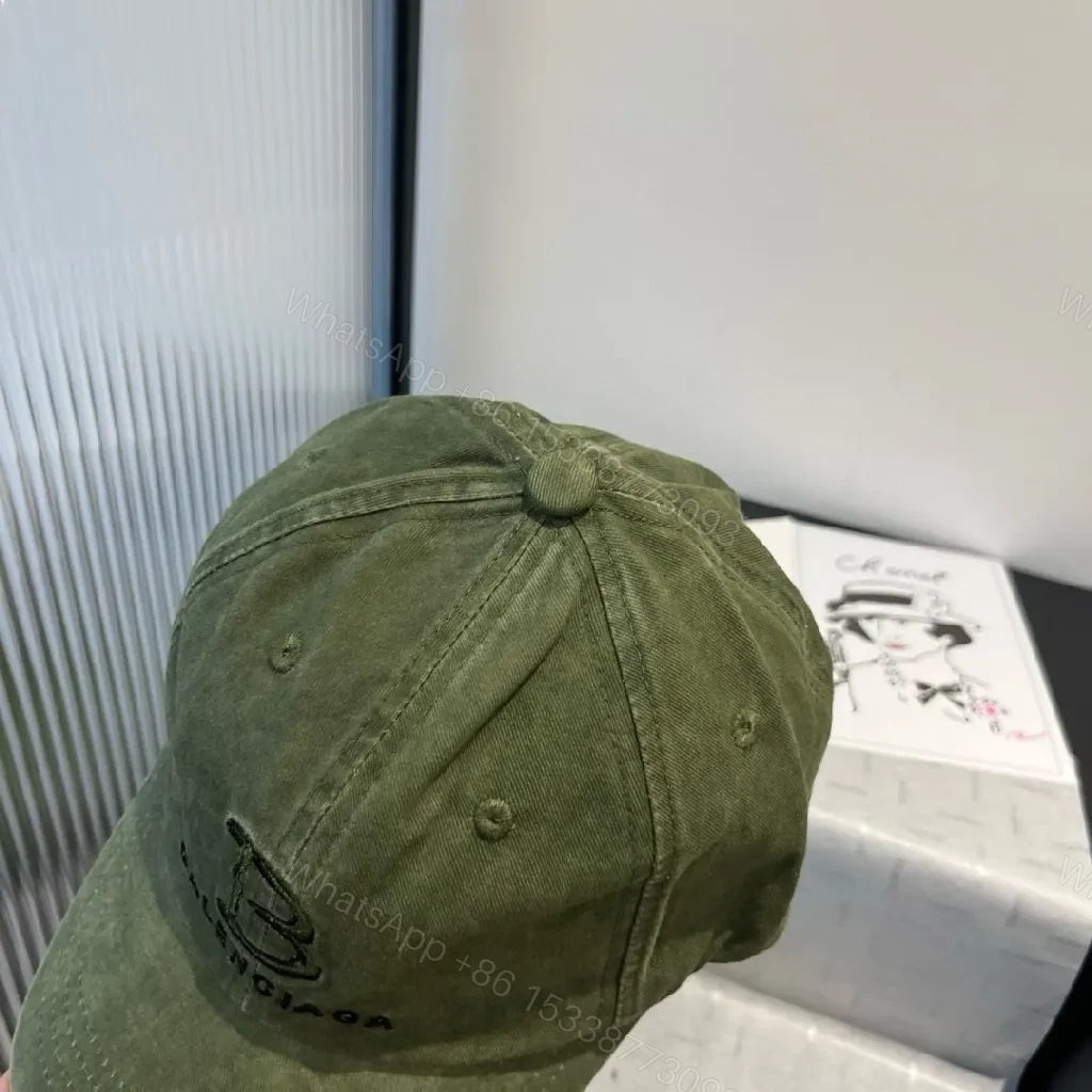 View 4 of Bold Embroidered Cap: Premium Cotton Twill, Curved Brim, Adjustable Strap