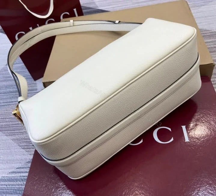 View 32 of Gucci Half Horsebit Medium Shoulder Bag TB5474