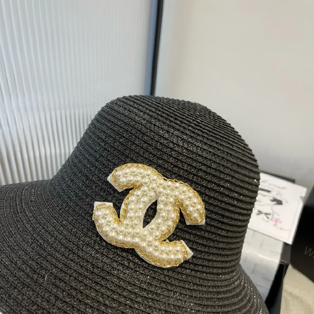View 3 of Black Pearl-Embellished Bucket Hat with Luxe Logo