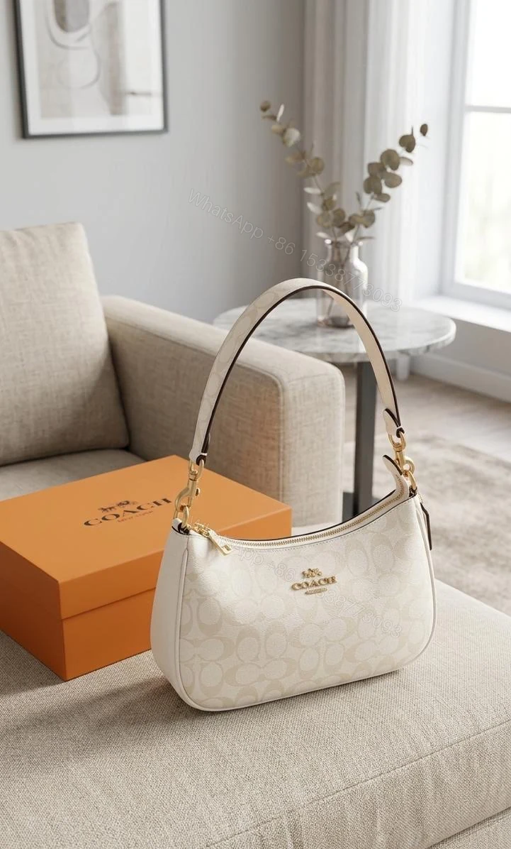 View 2 of Coach Teri High Quality Leather Bag First Copy | AAA+ Replica