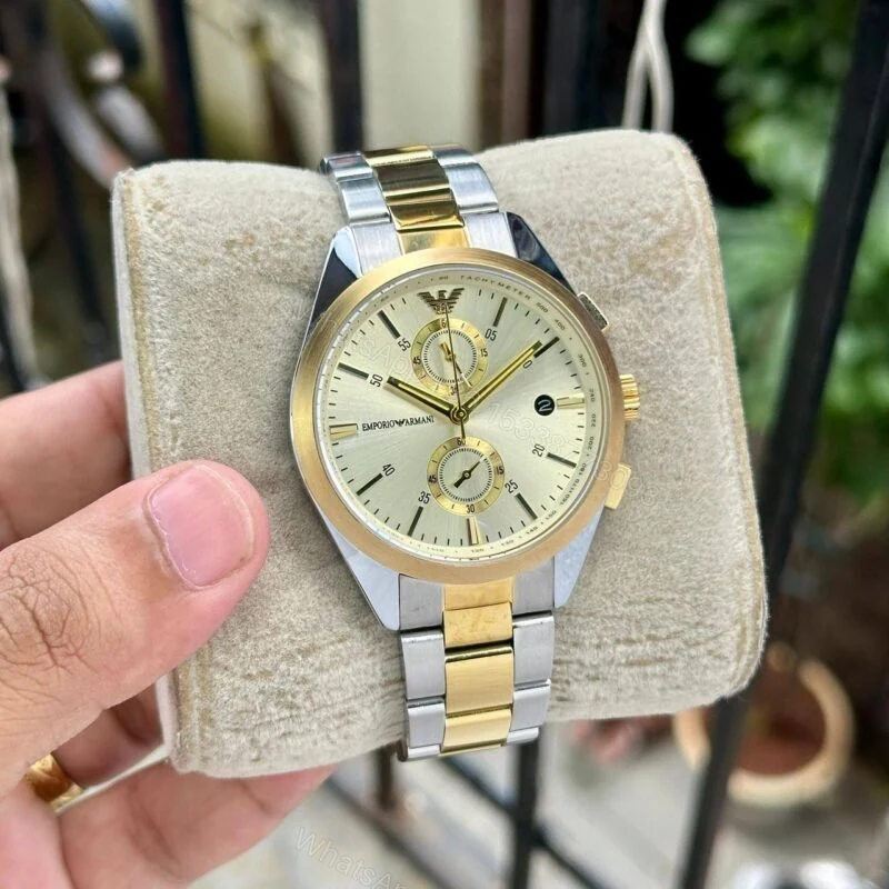 View 2 of Emporio Armani AR11605 Two-Tone Chronograph 43mm