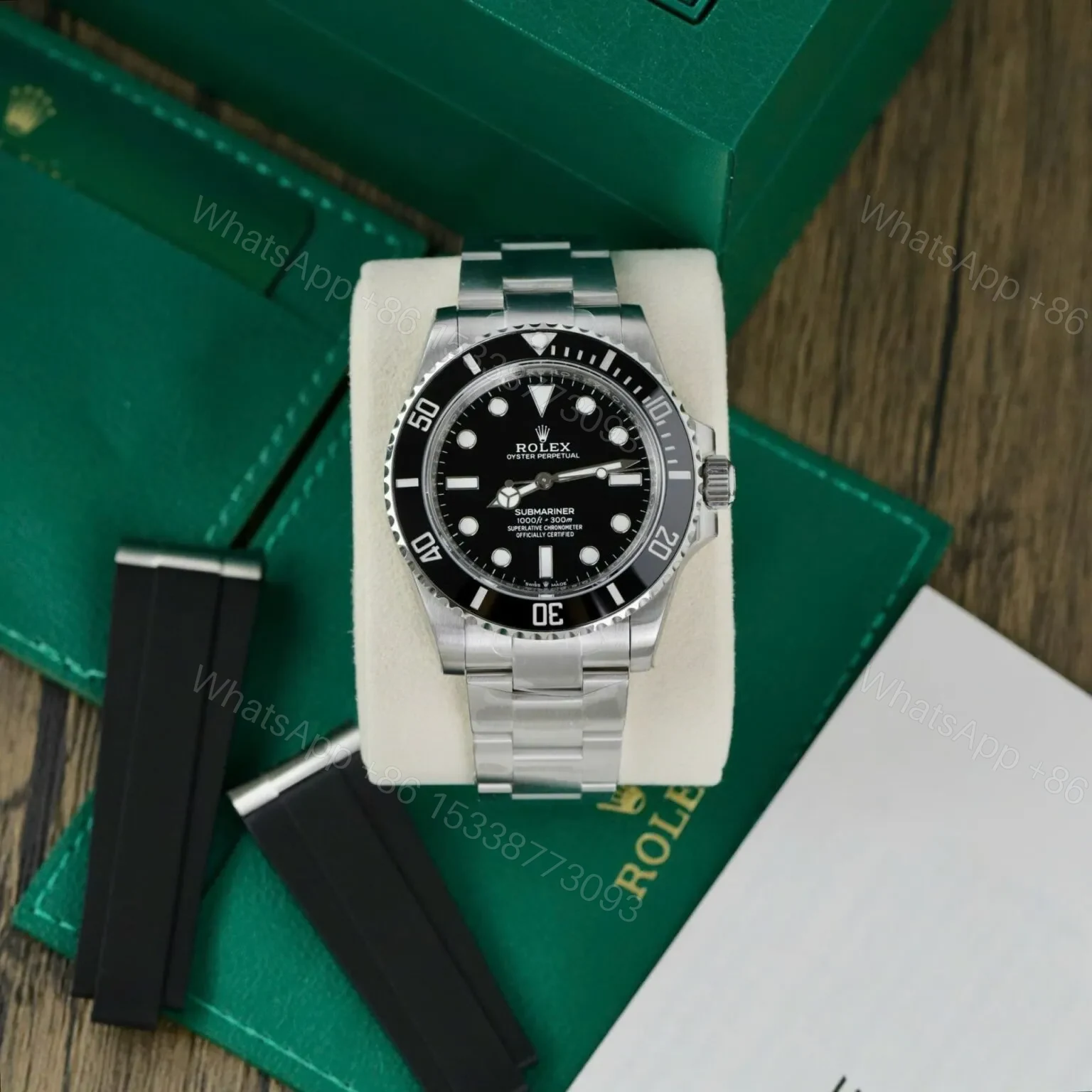 View 2 of Replica Rolex Submariner Black Dial 114060