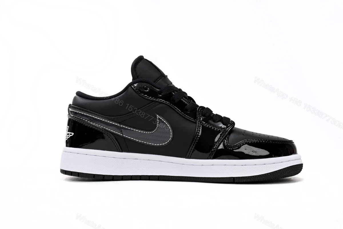 View 2 of Air Jordan aj1 Low Vintage Black And White DD1650-001