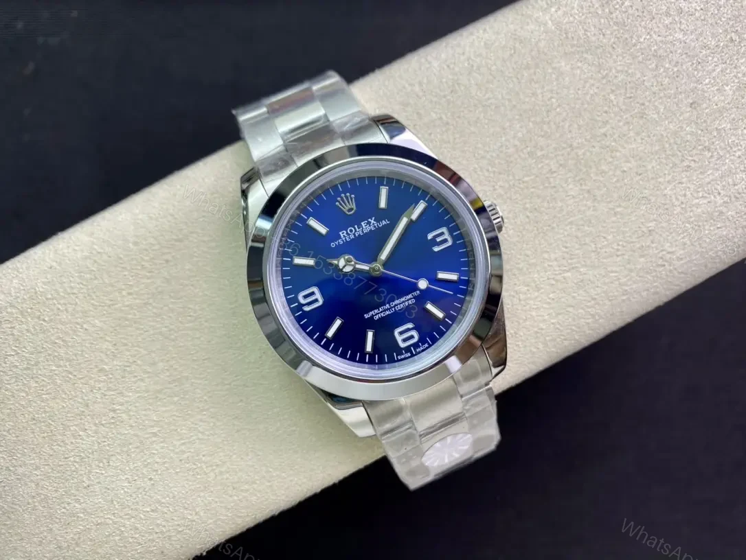 View 7 of Rolex Oyster Perpetual 36 Blue Explorer 116000-0002