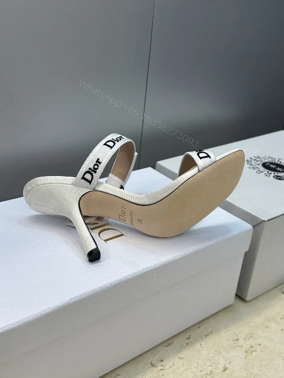 View 10 of Lightweight Strappy Heels: Open-Toe Slingback Kitten Heel, Couture Style