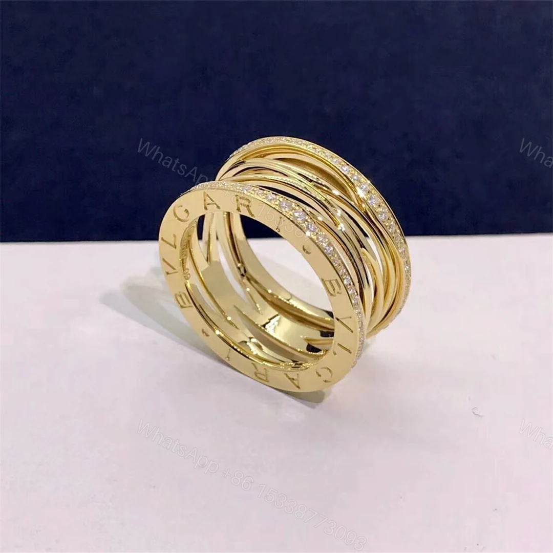 View 3 of Bvlgari B.zero1 Design Legend four-band Ring