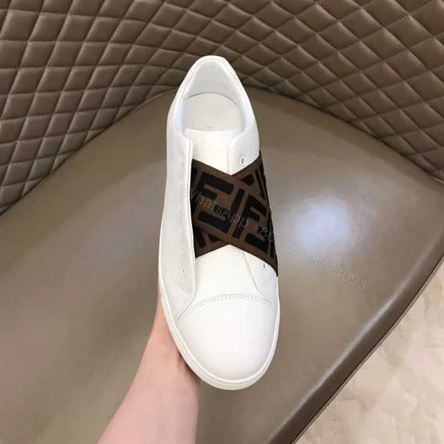 View 3 of FENDI CRISSCROSS FF STRAPS SLIP-ON SNEAKERS – FD10