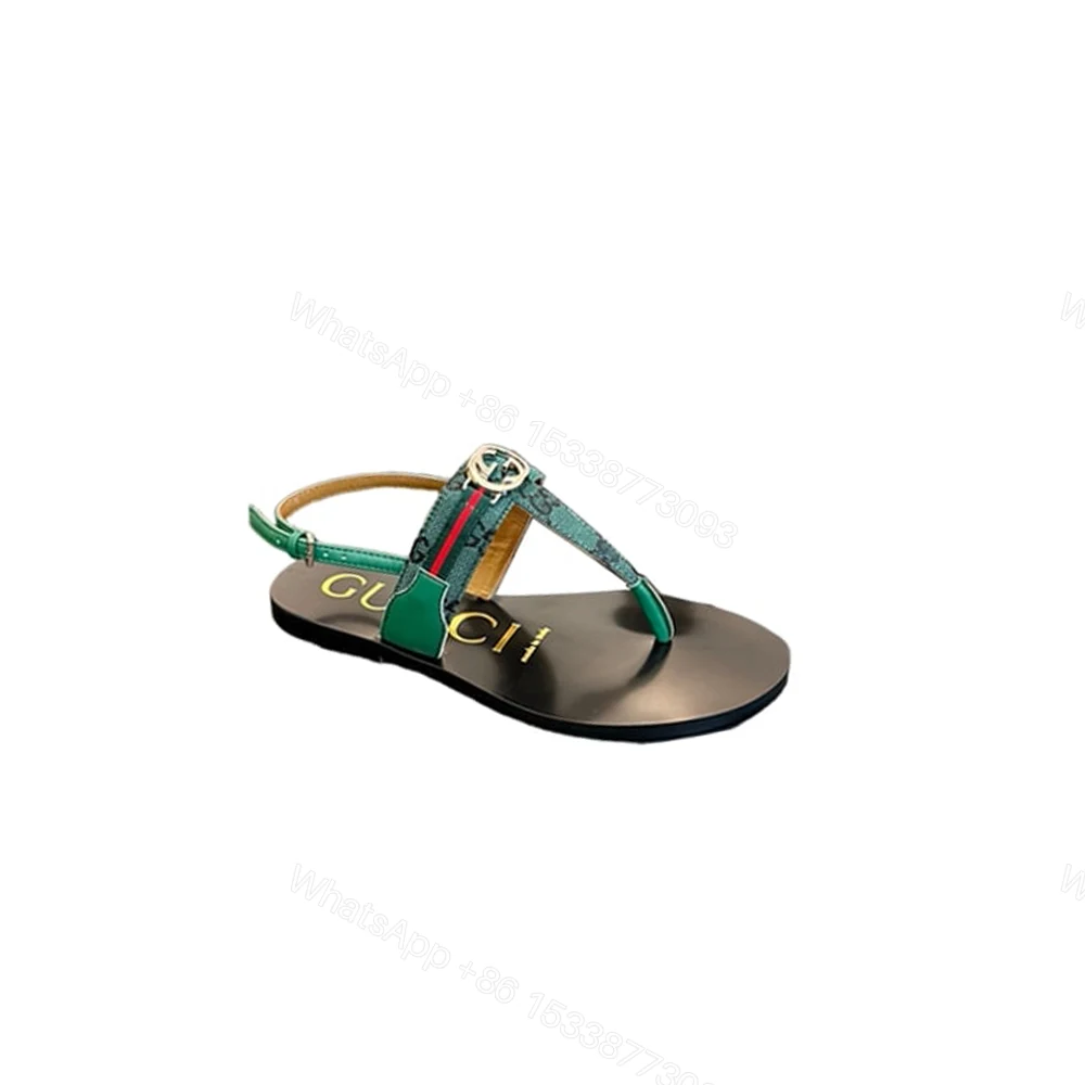 GUCCI Women’s Interlocking G Web sandal 384816 — view 1